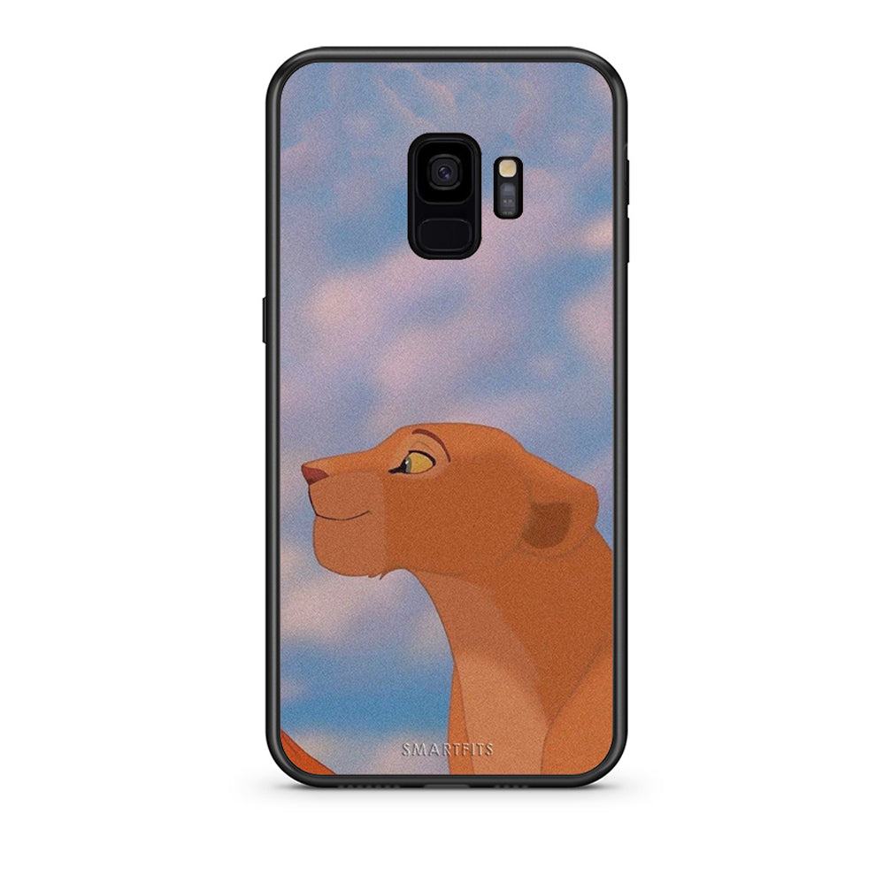 samsung s9 Lion Love 2 Θήκη Αγίου Βαλεντίνου από τη Smartfits με σχέδιο στο πίσω μέρος και μαύρο περίβλημα | Smartphone case with colorful back and black bezels by Smartfits