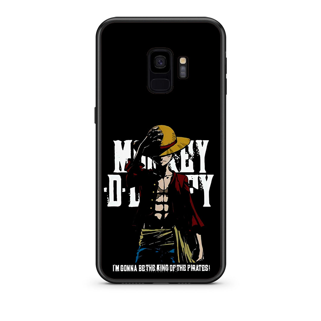 samsung s9 Pirate King θήκη από τη Smartfits με σχέδιο στο πίσω μέρος και μαύρο περίβλημα | Smartphone case with colorful back and black bezels by Smartfits