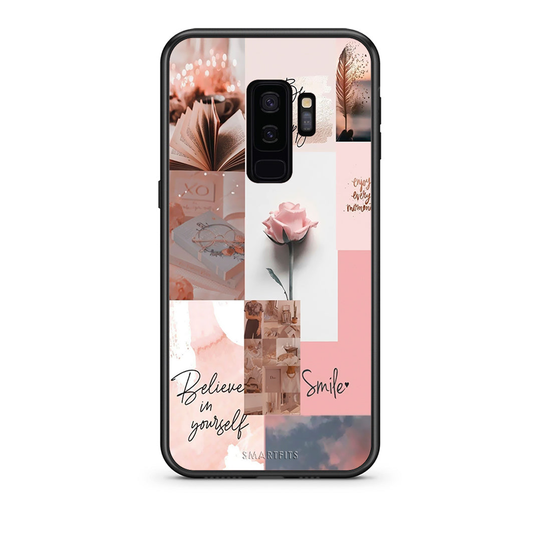 samsung s9 plus Aesthetic Collage θήκη από τη Smartfits με σχέδιο στο πίσω μέρος και μαύρο περίβλημα | Smartphone case with colorful back and black bezels by Smartfits