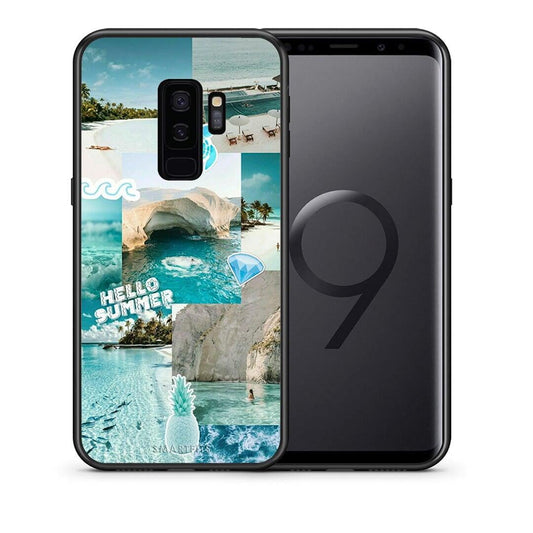 Θήκη Samsung S9 Plus Aesthetic Summer από τη Smartfits με σχέδιο στο πίσω μέρος και μαύρο περίβλημα | Samsung S9 Plus Aesthetic Summer case with colorful back and black bezels