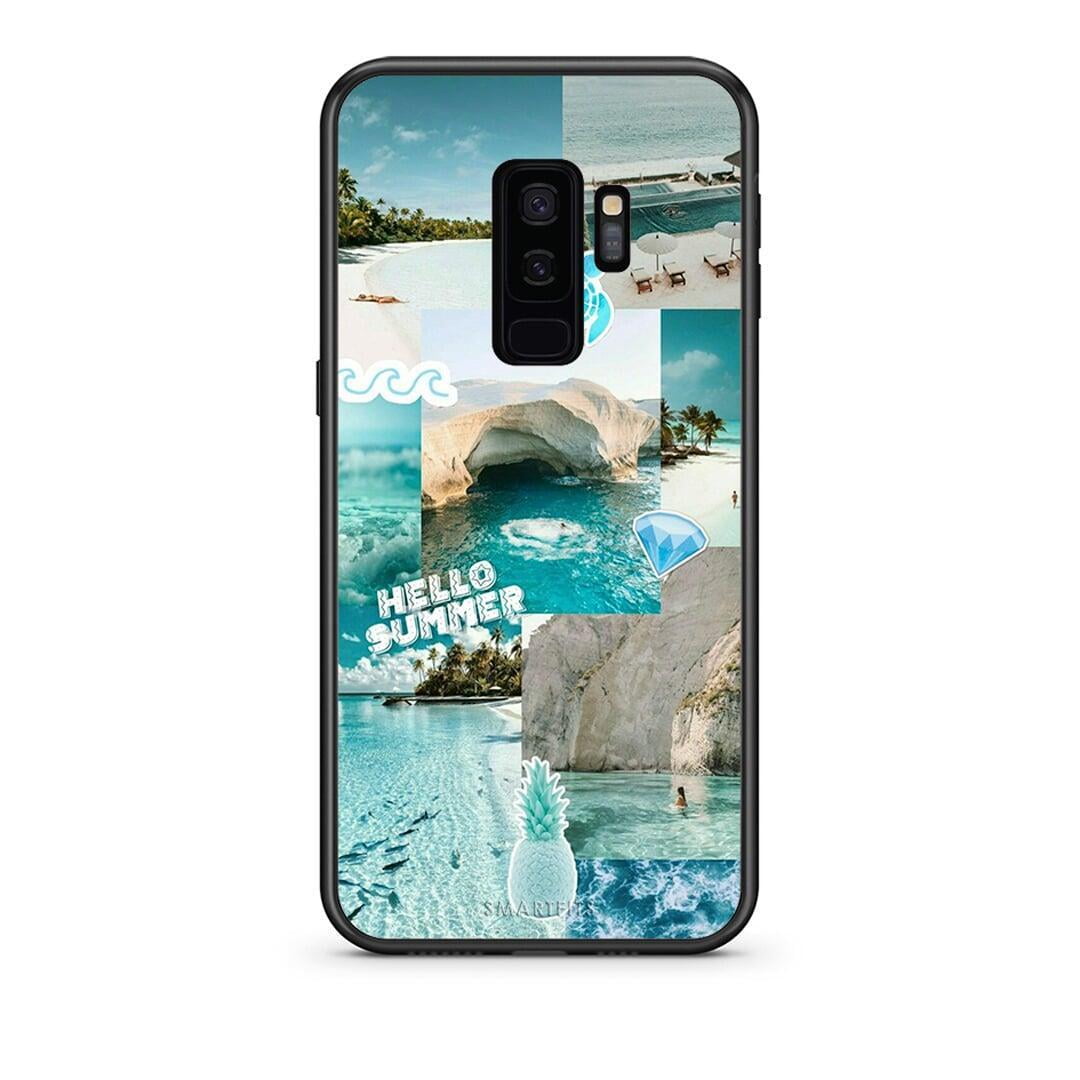 samsung s9 plus Aesthetic Summer Θήκη από τη Smartfits με σχέδιο στο πίσω μέρος και μαύρο περίβλημα | Smartphone case with colorful back and black bezels by Smartfits