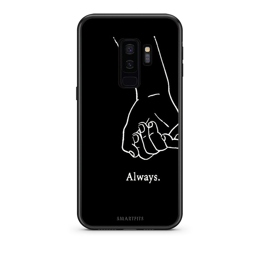 samsung s9 plus Always & Forever 1 Θήκη Αγίου Βαλεντίνου από τη Smartfits με σχέδιο στο πίσω μέρος και μαύρο περίβλημα | Smartphone case with colorful back and black bezels by Smartfits