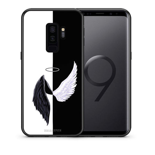 Θήκη Samsung S9 Plus Angels Demons από τη Smartfits με σχέδιο στο πίσω μέρος και μαύρο περίβλημα | Samsung S9 Plus Angels Demons case with colorful back and black bezels