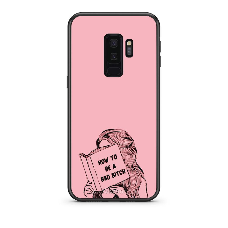 samsung s9 plus Bad Bitch θήκη από τη Smartfits με σχέδιο στο πίσω μέρος και μαύρο περίβλημα | Smartphone case with colorful back and black bezels by Smartfits