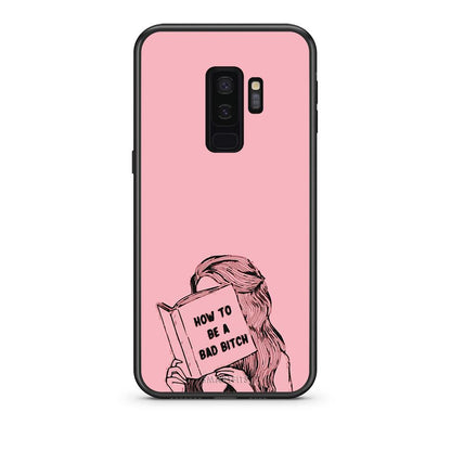 samsung s9 plus Bad Bitch θήκη από τη Smartfits με σχέδιο στο πίσω μέρος και μαύρο περίβλημα | Smartphone case with colorful back and black bezels by Smartfits