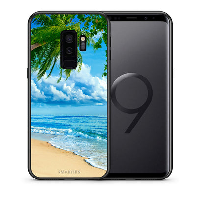 Θήκη Samsung S9 Plus Beautiful Beach από τη Smartfits με σχέδιο στο πίσω μέρος και μαύρο περίβλημα | Samsung S9 Plus Beautiful Beach case with colorful back and black bezels
