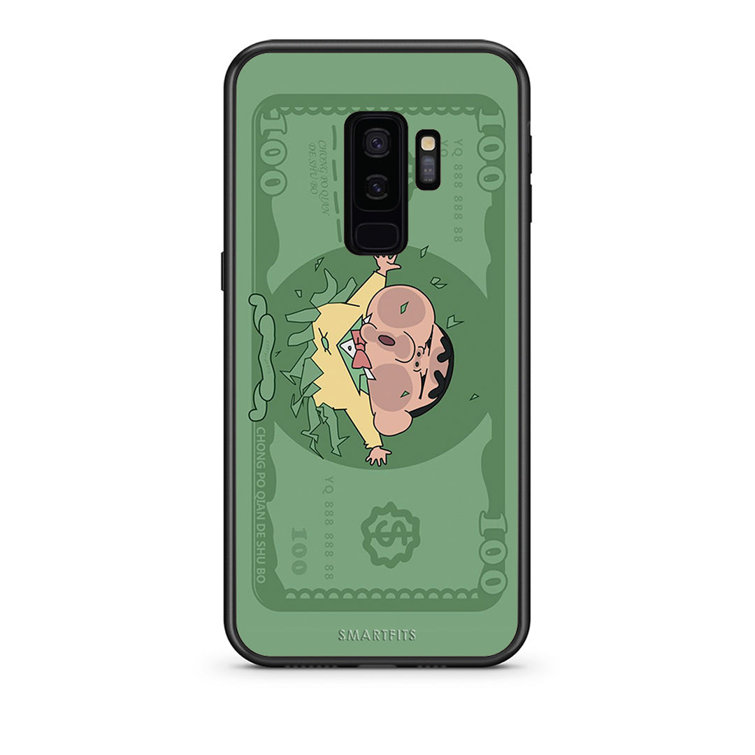 samsung s9 plus Big Money Θήκη Αγίου Βαλεντίνου από τη Smartfits με σχέδιο στο πίσω μέρος και μαύρο περίβλημα | Smartphone case with colorful back and black bezels by Smartfits