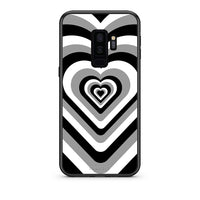 Thumbnail for samsung s9 plus Black Hearts θήκη από τη Smartfits με σχέδιο στο πίσω μέρος και μαύρο περίβλημα | Smartphone case with colorful back and black bezels by Smartfits