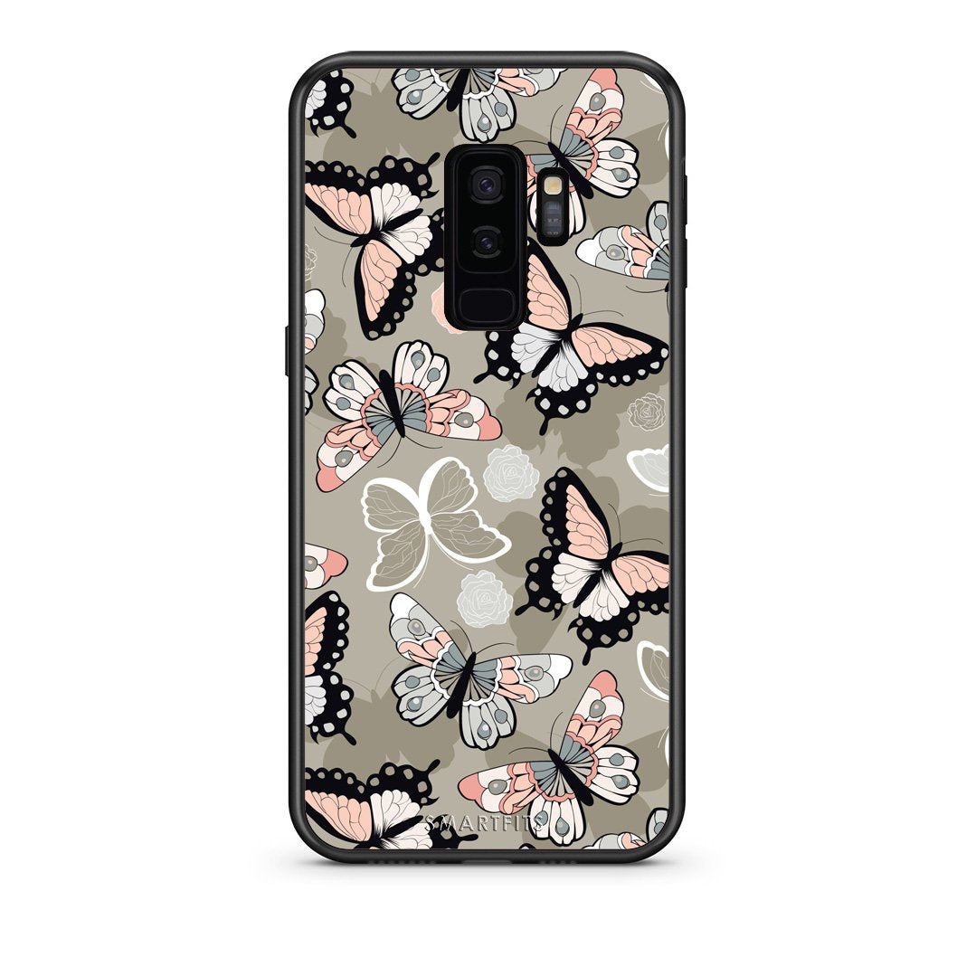 135 - samsung galaxy s9 plus Butterflies Boho case, cover, bumper