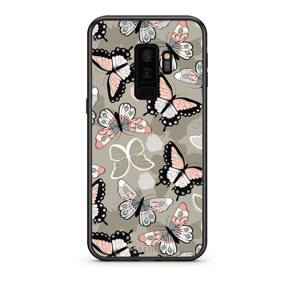 135 - samsung galaxy s9 plus Butterflies Boho case, cover, bumper