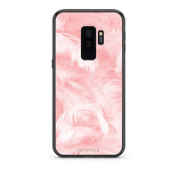 Thumbnail for 33 - samsung galaxy s9 plus Pink Feather Boho case, cover, bumper