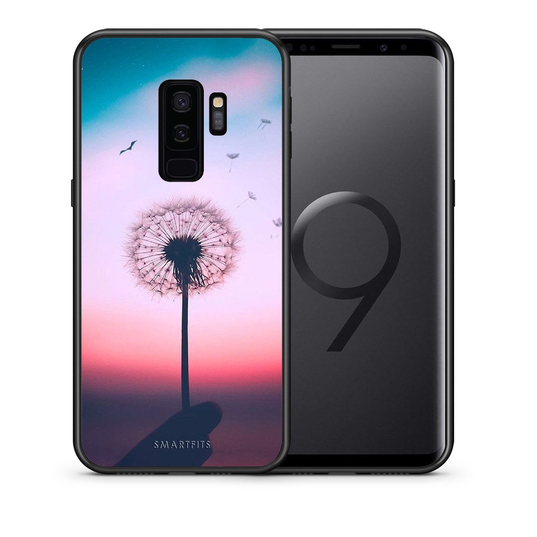 Θήκη Samsung S9 Plus Wish Boho από τη Smartfits με σχέδιο στο πίσω μέρος και μαύρο περίβλημα | Samsung S9 Plus Wish Boho case with colorful back and black bezels