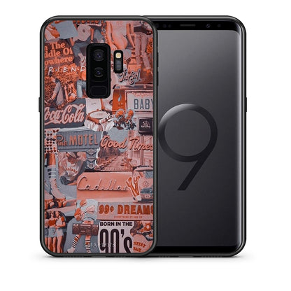 Θήκη Samsung S9 Plus Born In 90s από τη Smartfits με σχέδιο στο πίσω μέρος και μαύρο περίβλημα | Samsung S9 Plus Born In 90s case with colorful back and black bezels