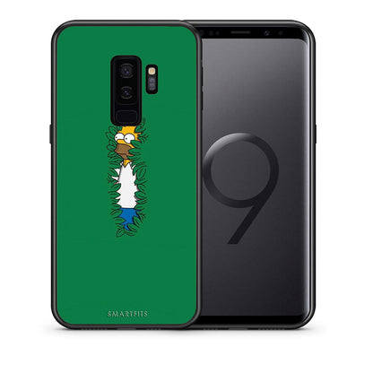 Θήκη Αγίου Βαλεντίνου Samsung S9 Plus Bush Man από τη Smartfits με σχέδιο στο πίσω μέρος και μαύρο περίβλημα | Samsung S9 Plus Bush Man case with colorful back and black bezels