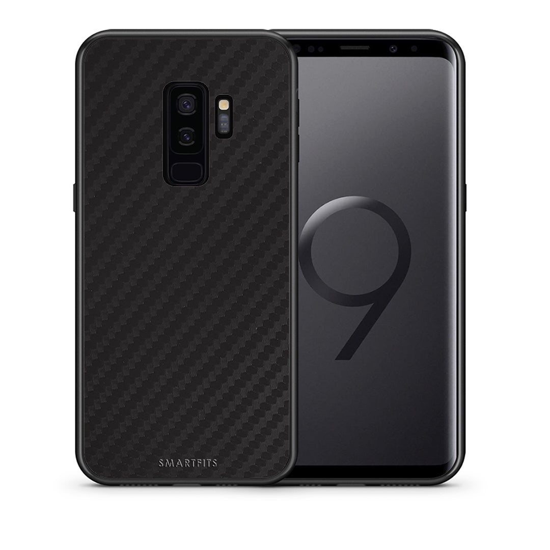Θήκη Samsung S9 Plus Carbon Black από τη Smartfits με σχέδιο στο πίσω μέρος και μαύρο περίβλημα | Samsung S9 Plus Carbon Black case with colorful back and black bezels