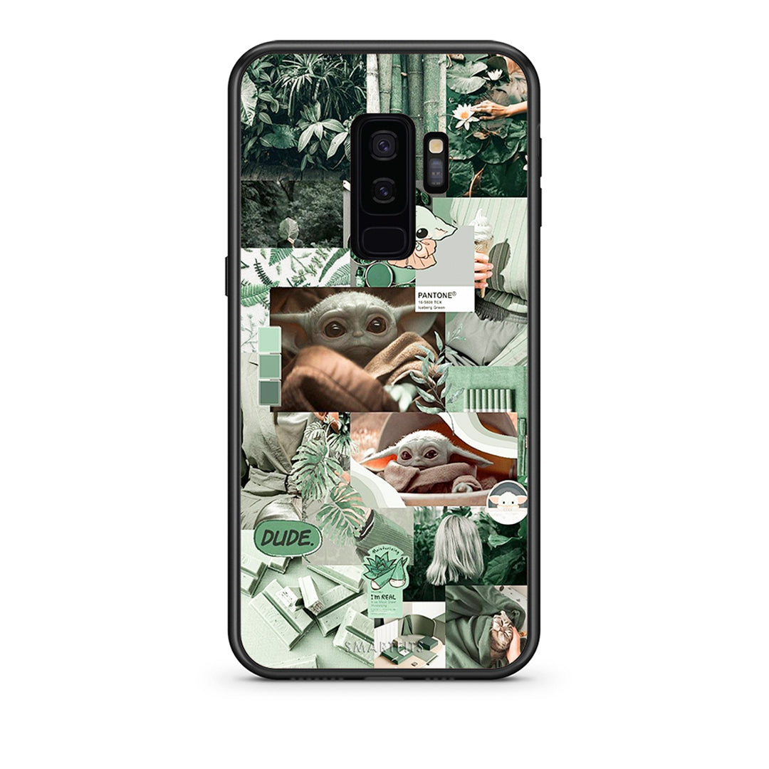 samsung s9 plus Collage Dude Θήκη Αγίου Βαλεντίνου από τη Smartfits με σχέδιο στο πίσω μέρος και μαύρο περίβλημα | Smartphone case with colorful back and black bezels by Smartfits