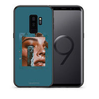 Thumbnail for Θήκη Samsung S9 Plus Cry An Ocean από τη Smartfits με σχέδιο στο πίσω μέρος και μαύρο περίβλημα | Samsung S9 Plus Cry An Ocean case with colorful back and black bezels