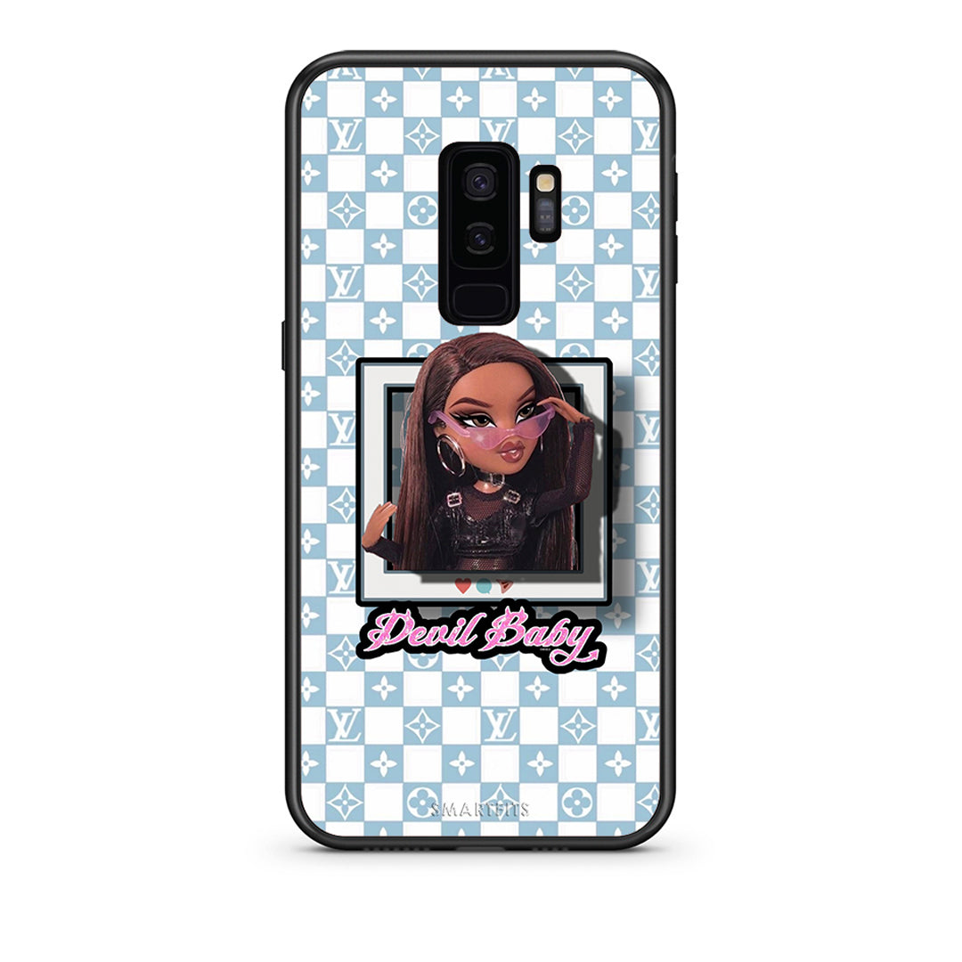 samsung s9 plus Devil Baby Θήκη Αγίου Βαλεντίνου από τη Smartfits με σχέδιο στο πίσω μέρος και μαύρο περίβλημα | Smartphone case with colorful back and black bezels by Smartfits
