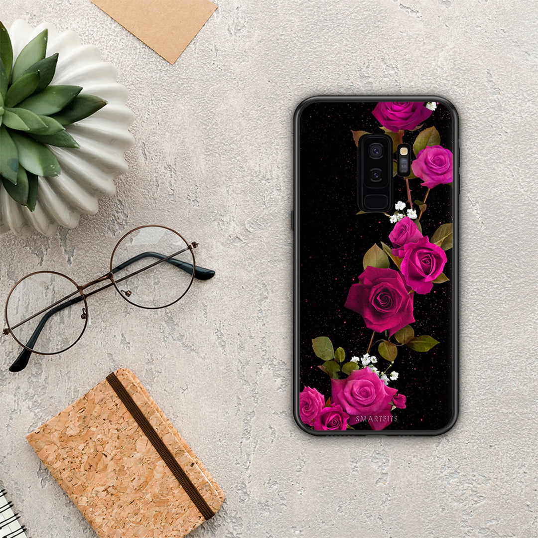 Flower Red Roses - Samsung Galaxy S9+ θήκη