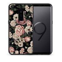 Thumbnail for Θήκη Samsung S9 Plus Wild Roses Flower από τη Smartfits με σχέδιο στο πίσω μέρος και μαύρο περίβλημα | Samsung S9 Plus Wild Roses Flower case with colorful back and black bezels