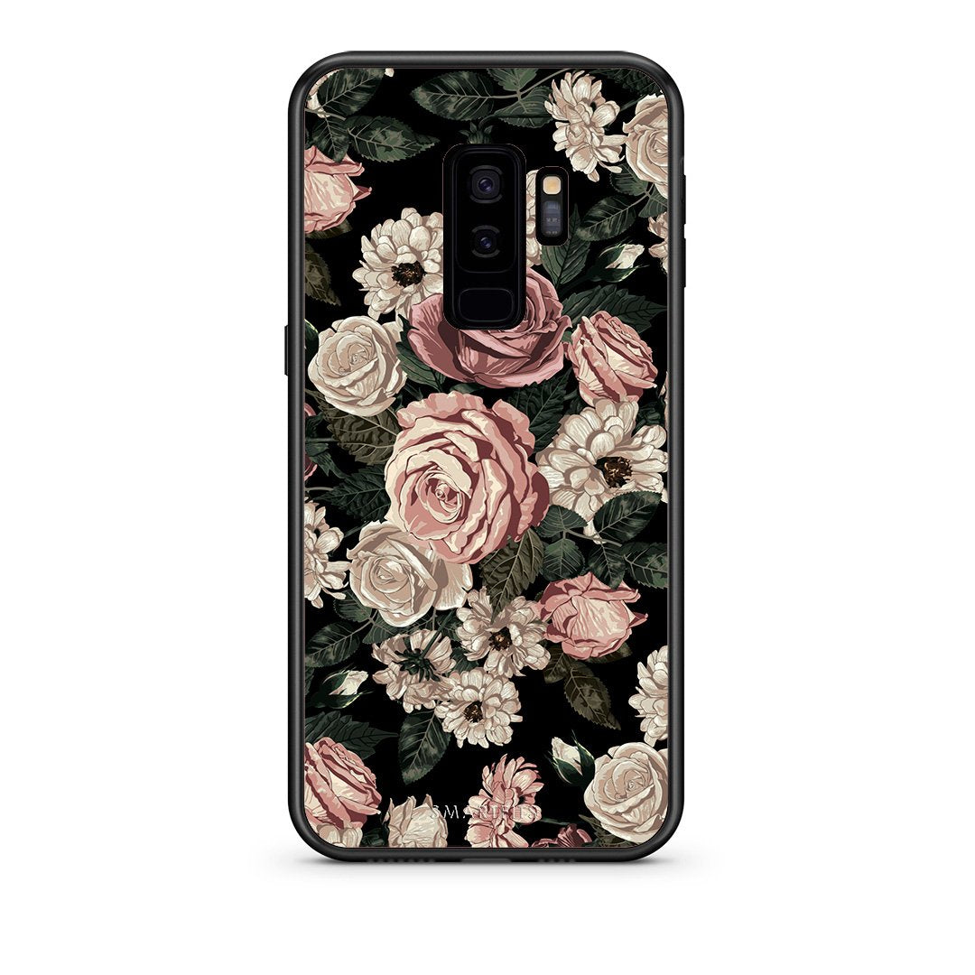 4 - samsung s9 plus Wild Roses Flower case, cover, bumper