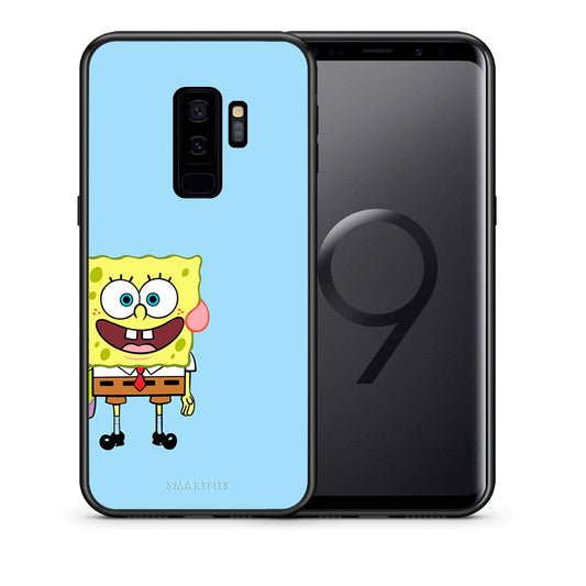 Θήκη Samsung S9 Plus Friends Bob από τη Smartfits με σχέδιο στο πίσω μέρος και μαύρο περίβλημα | Samsung S9 Plus Friends Bob case with colorful back and black bezels