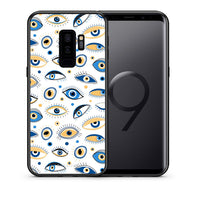 Thumbnail for Θήκη Samsung S9 Plus Ftou Ftou από τη Smartfits με σχέδιο στο πίσω μέρος και μαύρο περίβλημα | Samsung S9 Plus Ftou Ftou case with colorful back and black bezels