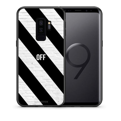 Θήκη Samsung S9 Plus Get Off από τη Smartfits με σχέδιο στο πίσω μέρος και μαύρο περίβλημα | Samsung S9 Plus Get Off case with colorful back and black bezels