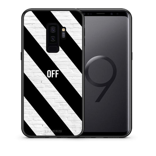 Θήκη Samsung S9 Plus Get Off από τη Smartfits με σχέδιο στο πίσω μέρος και μαύρο περίβλημα | Samsung S9 Plus Get Off case with colorful back and black bezels