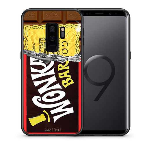 Θήκη Samsung S9 Plus Golden Ticket από τη Smartfits με σχέδιο στο πίσω μέρος και μαύρο περίβλημα | Samsung S9 Plus Golden Ticket case with colorful back and black bezels