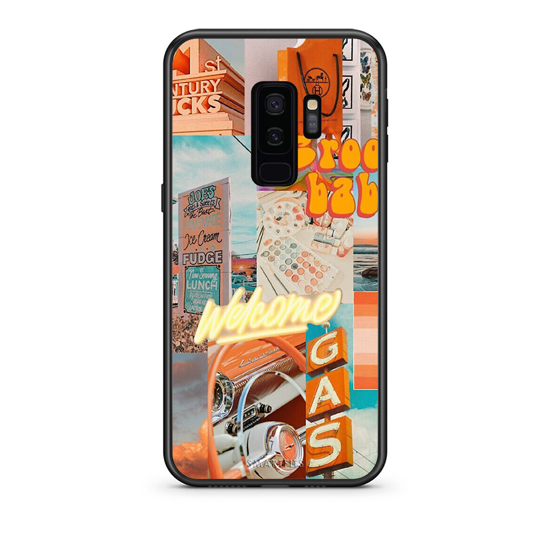 samsung s9 plus Groovy Babe Θήκη Αγίου Βαλεντίνου από τη Smartfits με σχέδιο στο πίσω μέρος και μαύρο περίβλημα | Smartphone case with colorful back and black bezels by Smartfits