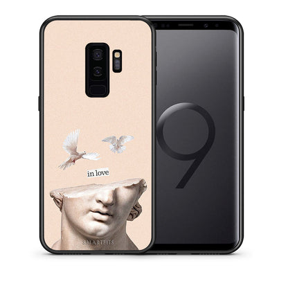 Θήκη Samsung S9 Plus In Love από τη Smartfits με σχέδιο στο πίσω μέρος και μαύρο περίβλημα | Samsung S9 Plus In Love case with colorful back and black bezels