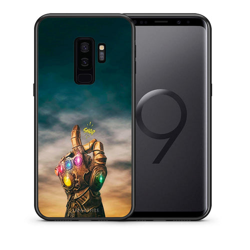 Θήκη Samsung S9 Plus Infinity Snap από τη Smartfits με σχέδιο στο πίσω μέρος και μαύρο περίβλημα | Samsung S9 Plus Infinity Snap case with colorful back and black bezels