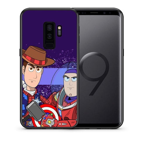 Θήκη Samsung S9 Plus Infinity Story από τη Smartfits με σχέδιο στο πίσω μέρος και μαύρο περίβλημα | Samsung S9 Plus Infinity Story case with colorful back and black bezels
