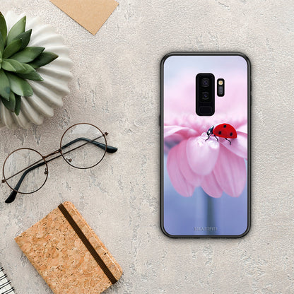 Ladybug Flower - Samsung Galaxy S9+ θήκη