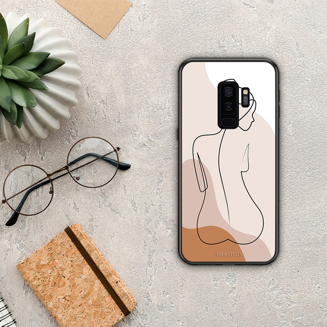 LineArt Woman - Samsung Galaxy S9+ θήκη