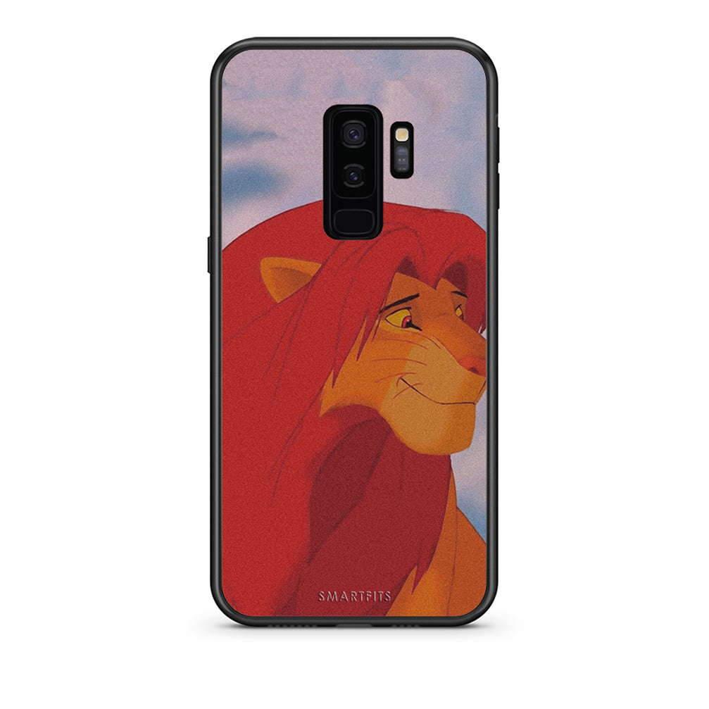 samsung s9 plus Lion Love 1 Θήκη Αγίου Βαλεντίνου από τη Smartfits με σχέδιο στο πίσω μέρος και μαύρο περίβλημα | Smartphone case with colorful back and black bezels by Smartfits