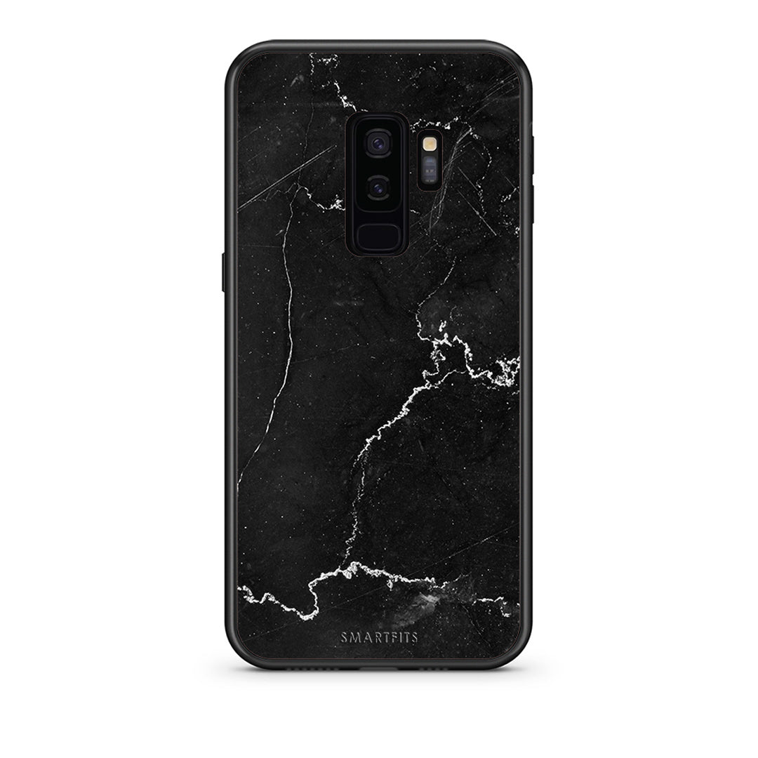 samsung s9 plus Marble Black θήκη από τη Smartfits με σχέδιο στο πίσω μέρος και μαύρο περίβλημα | Smartphone case with colorful back and black bezels by Smartfits
