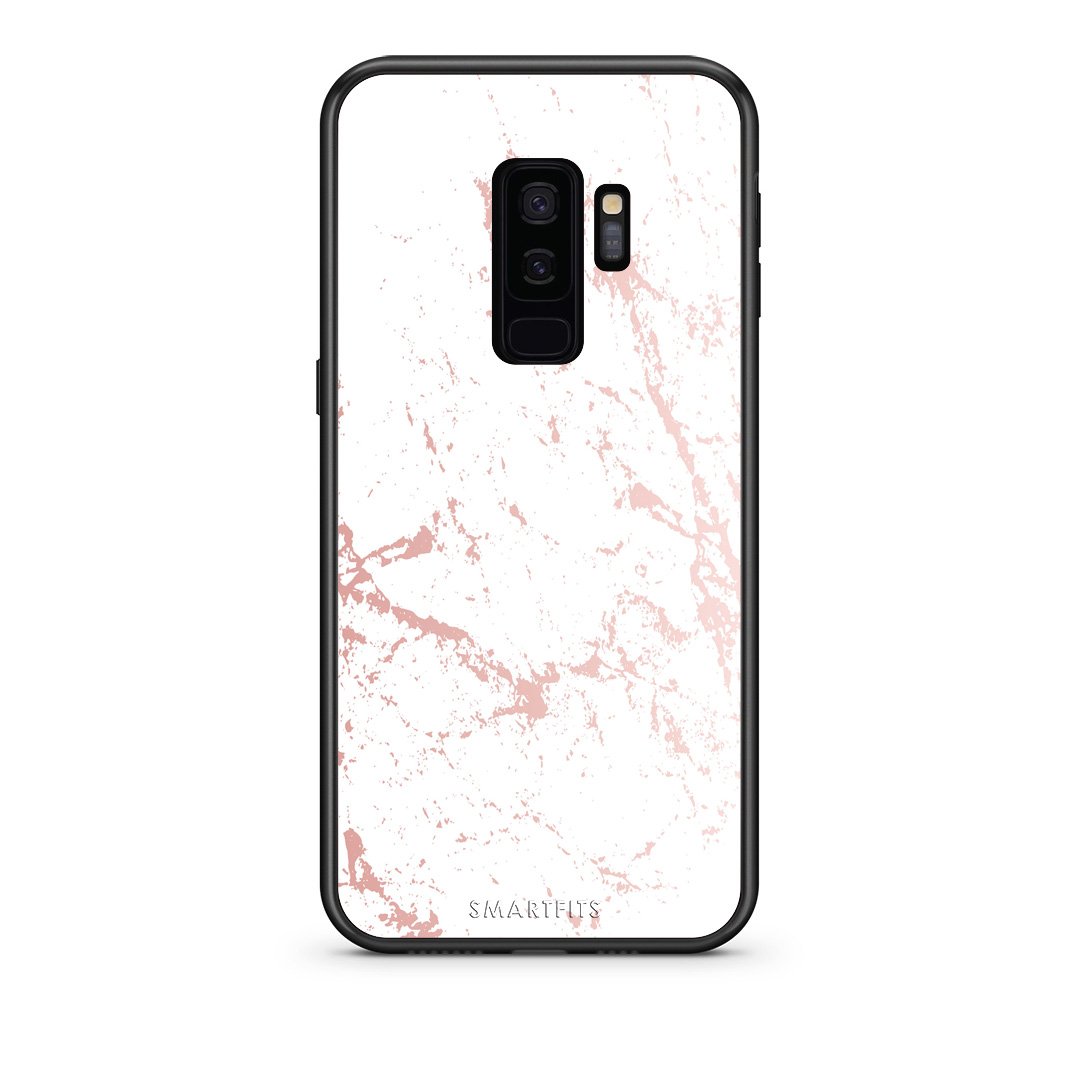 116 - samsung galaxy s9 plus Pink Splash Marble case, cover, bumper
