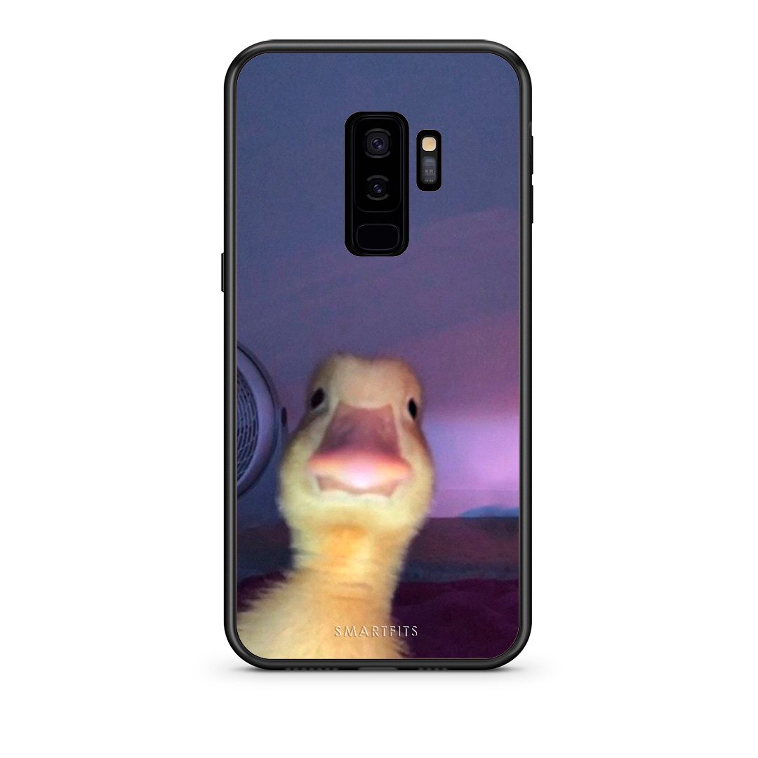 samsung s9 plus Meme Duck θήκη από τη Smartfits με σχέδιο στο πίσω μέρος και μαύρο περίβλημα | Smartphone case with colorful back and black bezels by Smartfits