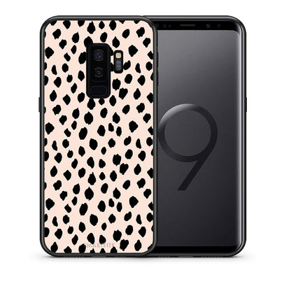 Θήκη Samsung S9 Plus New Polka Dots από τη Smartfits με σχέδιο στο πίσω μέρος και μαύρο περίβλημα | Samsung S9 Plus New Polka Dots case with colorful back and black bezels