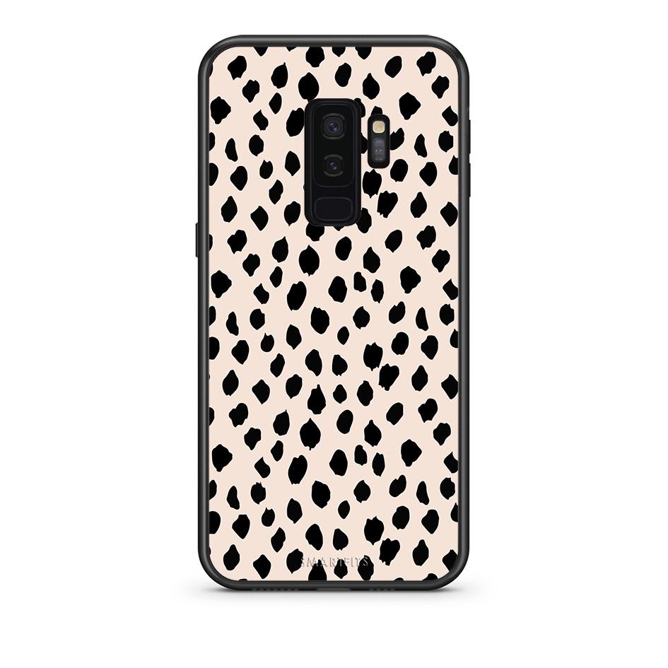 samsung s9 plus New Polka Dots θήκη από τη Smartfits με σχέδιο στο πίσω μέρος και μαύρο περίβλημα | Smartphone case with colorful back and black bezels by Smartfits
