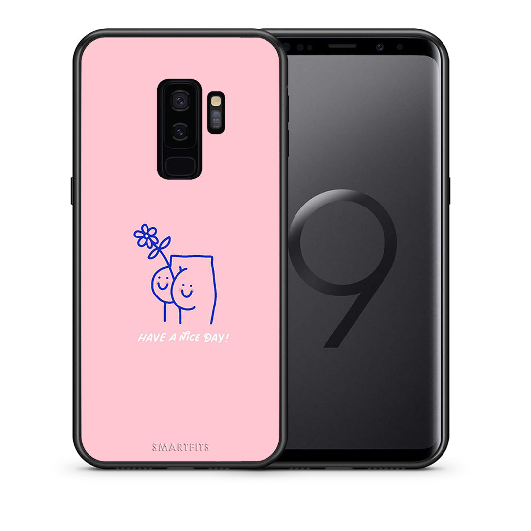 Θήκη Samsung S9 Plus Nice Day από τη Smartfits με σχέδιο στο πίσω μέρος και μαύρο περίβλημα | Samsung S9 Plus Nice Day case with colorful back and black bezels