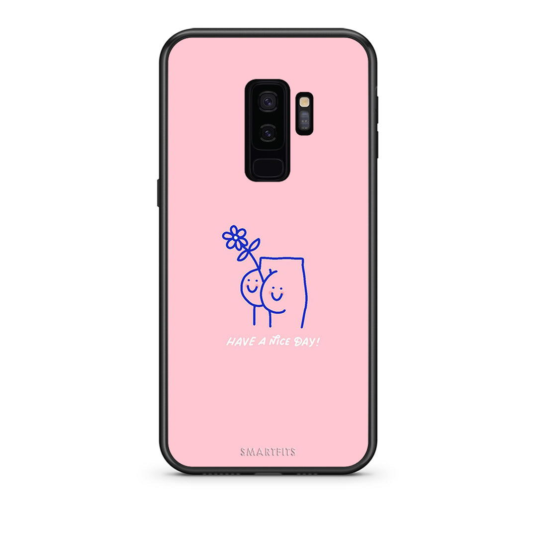 samsung s9 plus Nice Day θήκη από τη Smartfits με σχέδιο στο πίσω μέρος και μαύρο περίβλημα | Smartphone case with colorful back and black bezels by Smartfits