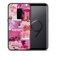 Thumbnail for Θήκη Αγίου Βαλεντίνου Samsung S9 Plus Pink Love από τη Smartfits με σχέδιο στο πίσω μέρος και μαύρο περίβλημα | Samsung S9 Plus Pink Love case with colorful back and black bezels