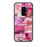 Thumbnail for samsung s9 plus Pink Love Θήκη Αγίου Βαλεντίνου από τη Smartfits με σχέδιο στο πίσω μέρος και μαύρο περίβλημα | Smartphone case with colorful back and black bezels by Smartfits