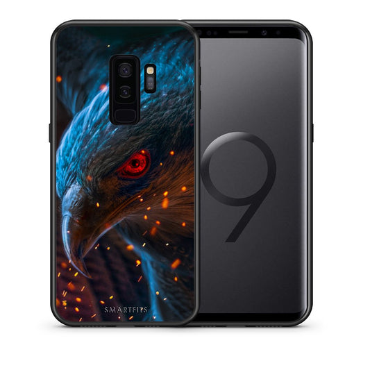 Θήκη Samsung S9 Plus Eagle PopArt από τη Smartfits με σχέδιο στο πίσω μέρος και μαύρο περίβλημα | Samsung S9 Plus Eagle PopArt case with colorful back and black bezels
