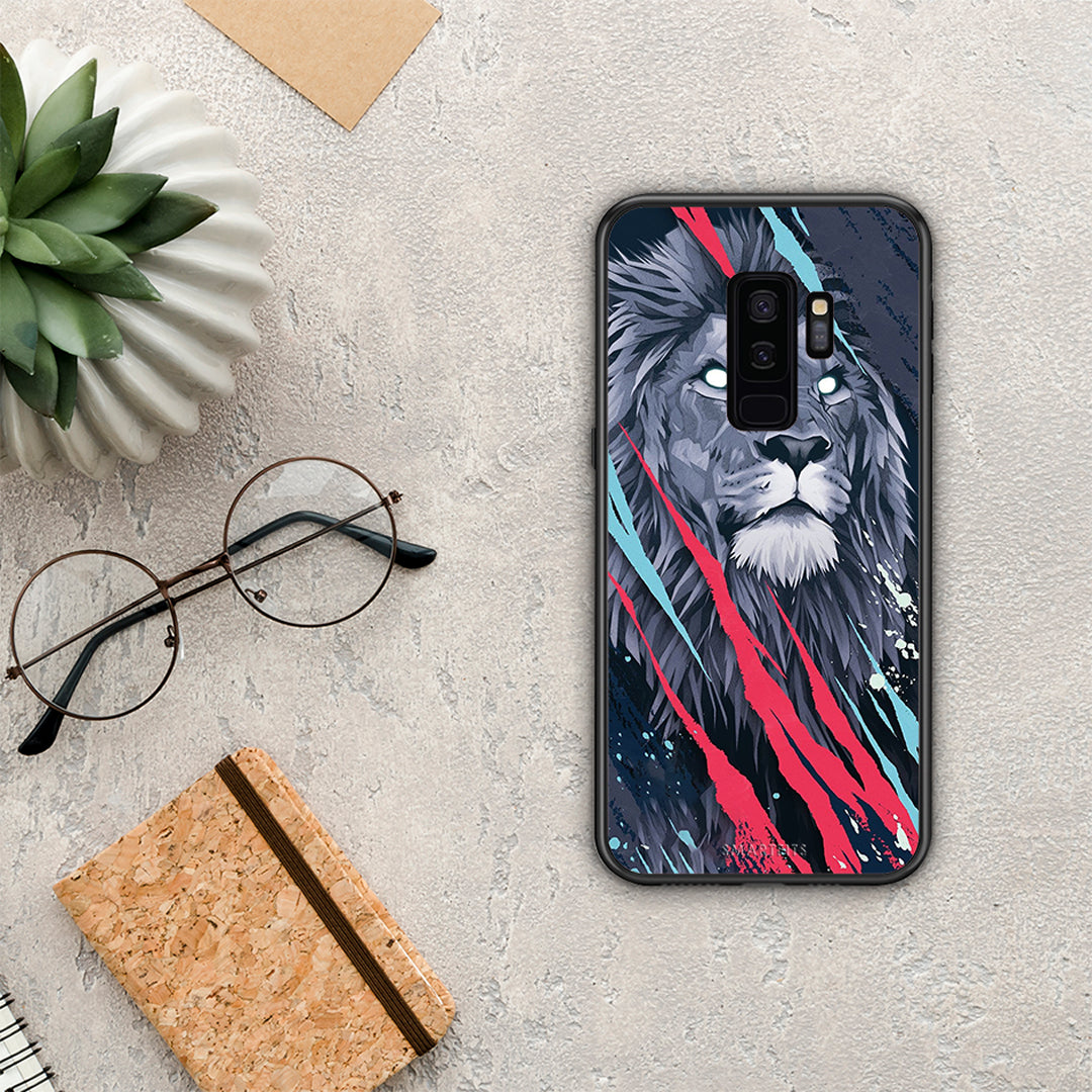 PopArt Lion Designer - Samsung Galaxy S9+ θήκη