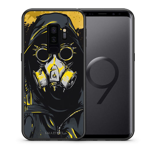 Θήκη Samsung S9 Plus Mask PopArt από τη Smartfits με σχέδιο στο πίσω μέρος και μαύρο περίβλημα | Samsung S9 Plus Mask PopArt case with colorful back and black bezels