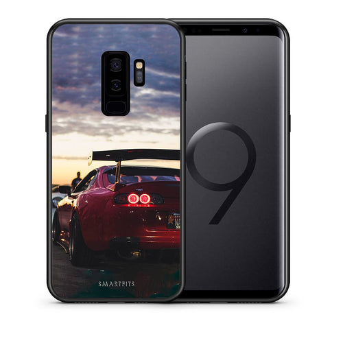 Θήκη Samsung S9 Plus Racing Supra από τη Smartfits με σχέδιο στο πίσω μέρος και μαύρο περίβλημα | Samsung S9 Plus Racing Supra case with colorful back and black bezels